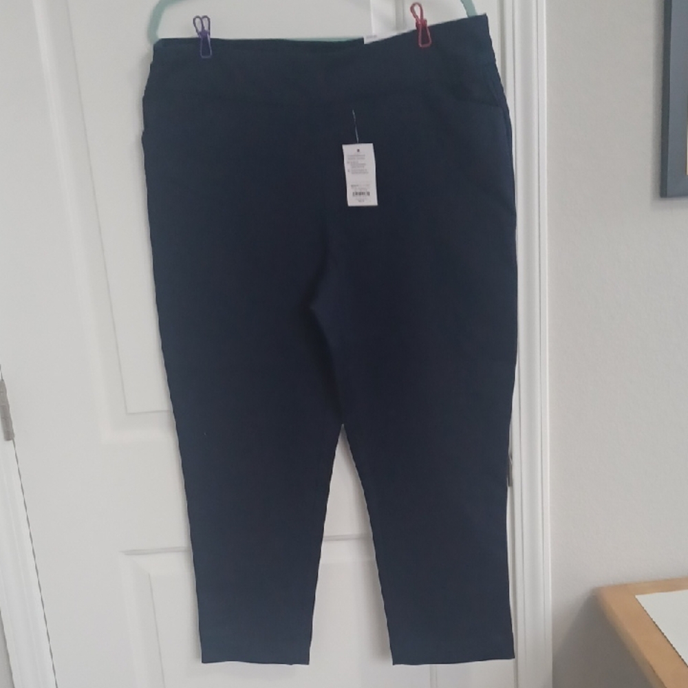 Croft & Barrow Dark Blue Straight Leg Pants